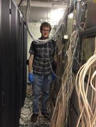 Me Dismantling our old PBX